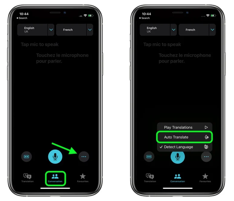 双城苹果手机维修分享iOS 15 “翻译” App 新改进 